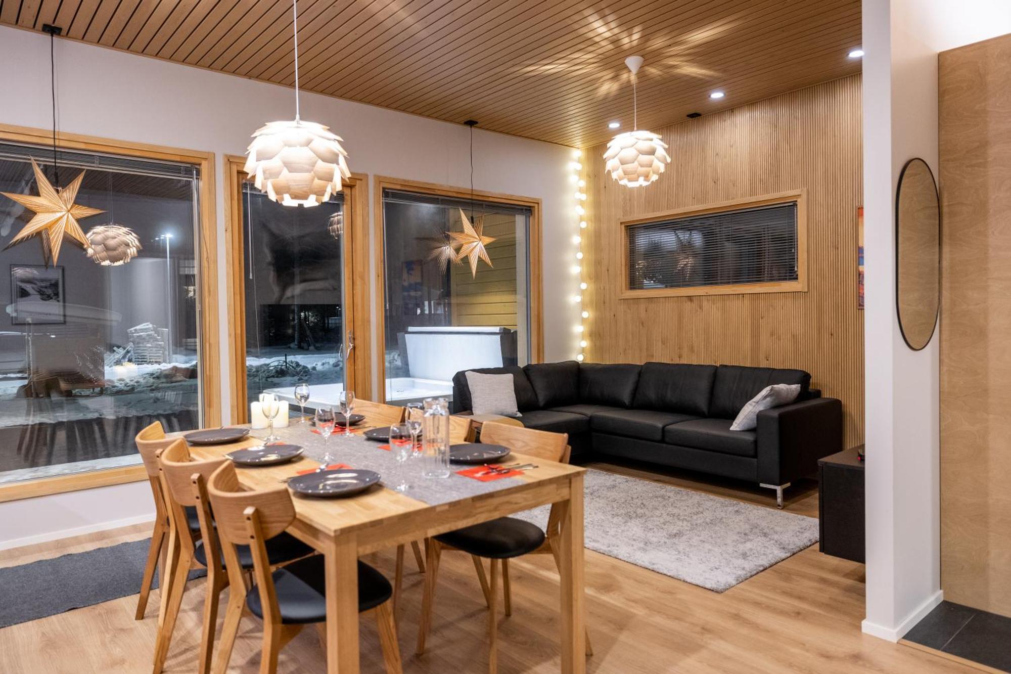 Premium Lapland Villa With Jaguzzi Rovaniemi Ngoại thất bức ảnh
